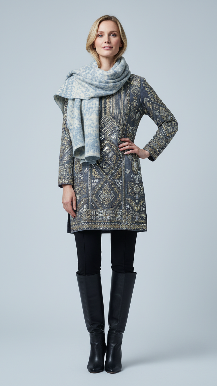 11 Dressy Leggings Outfit Winter Ideas for Classy Events