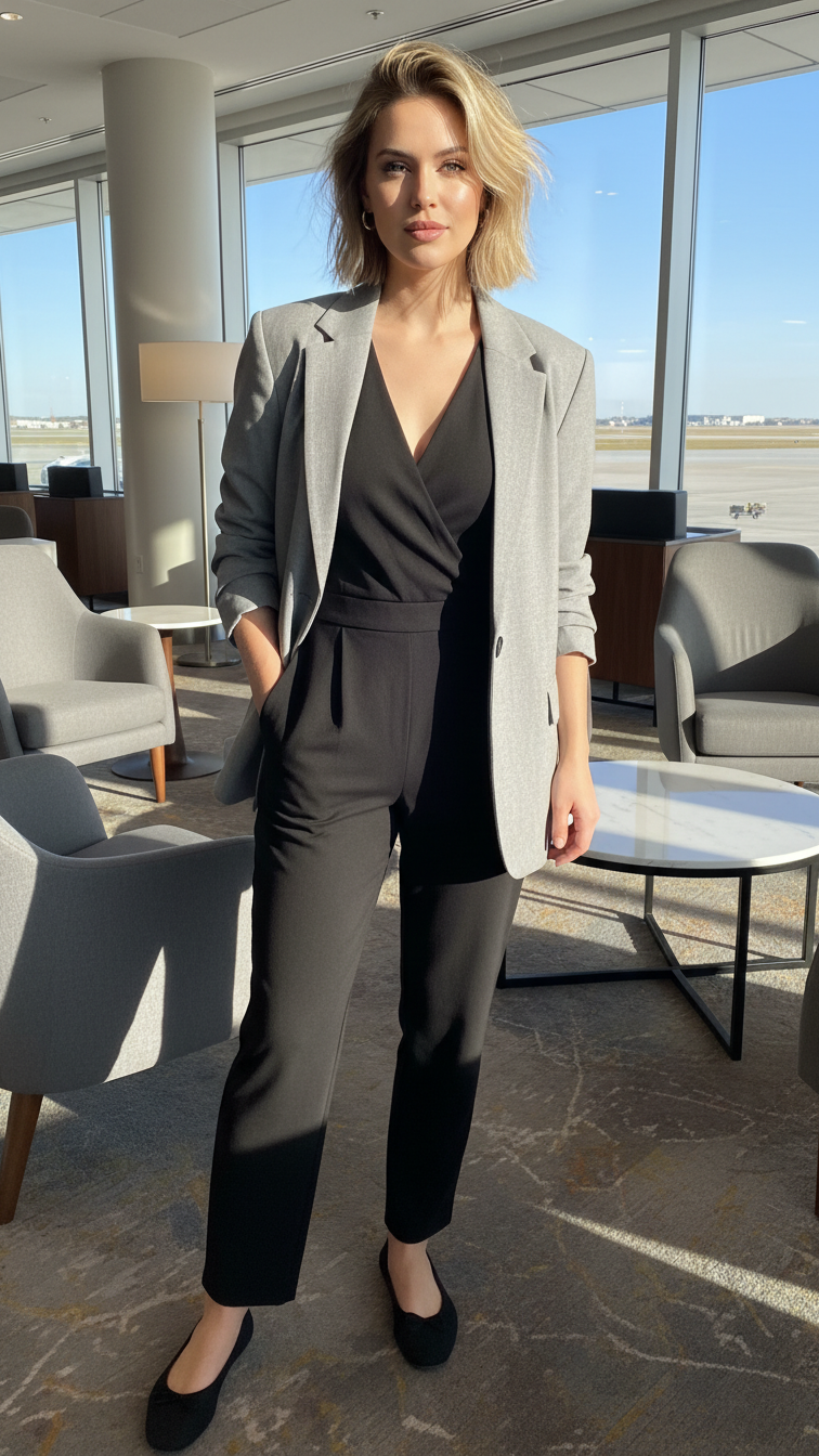 11 Comfortable Airport Outfit Ideas for Winter Trips
