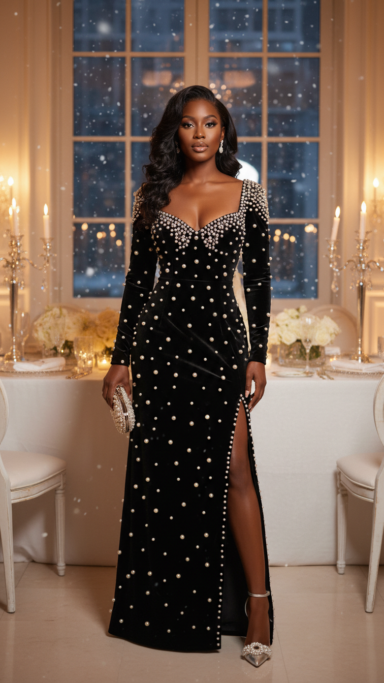 14 Elegant Winter Dinner Outfit Ideas for Black Women
