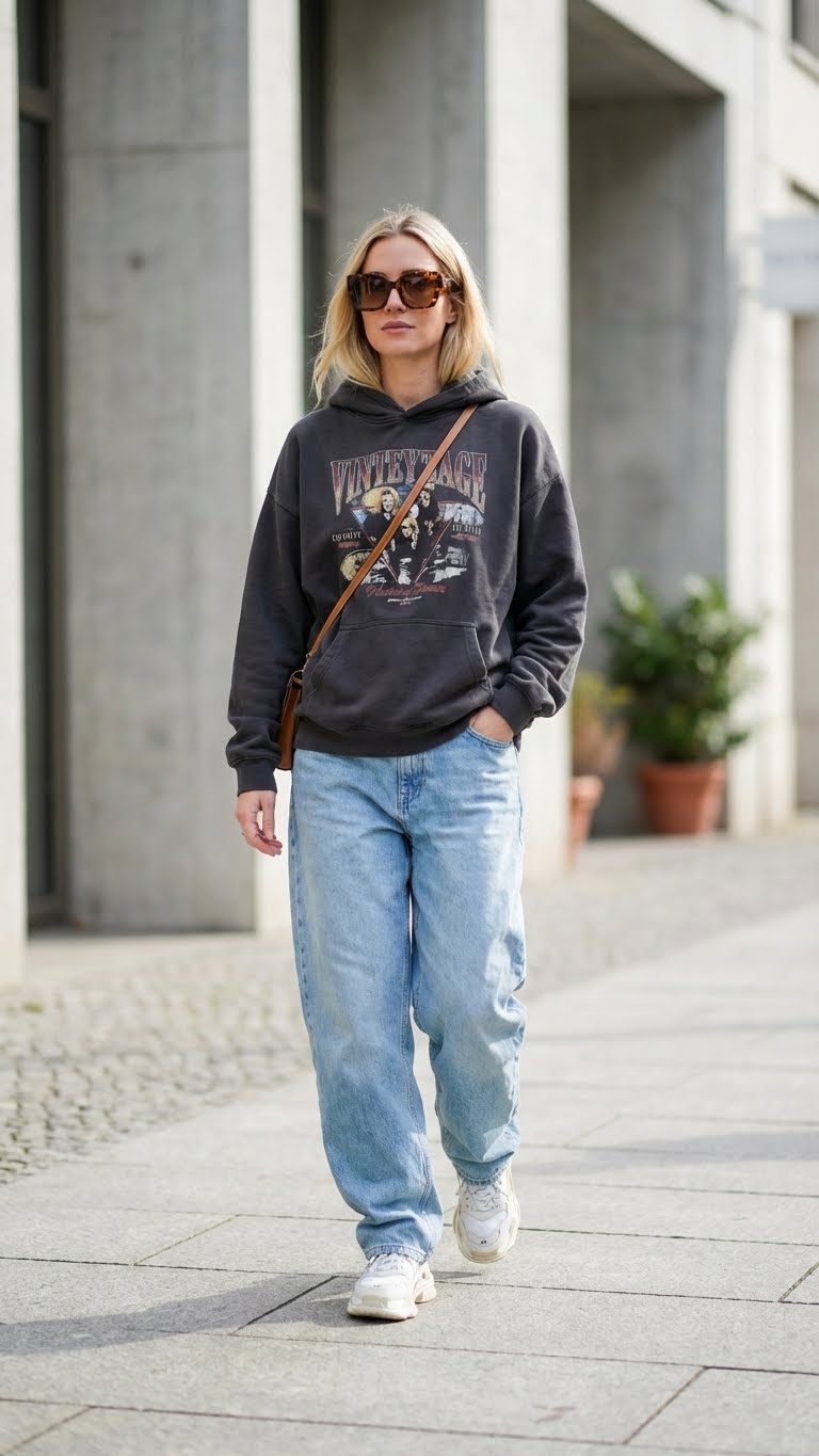 12 Baggy Jeans Outfit Aesthetic Ideas for Pinterest Lovers