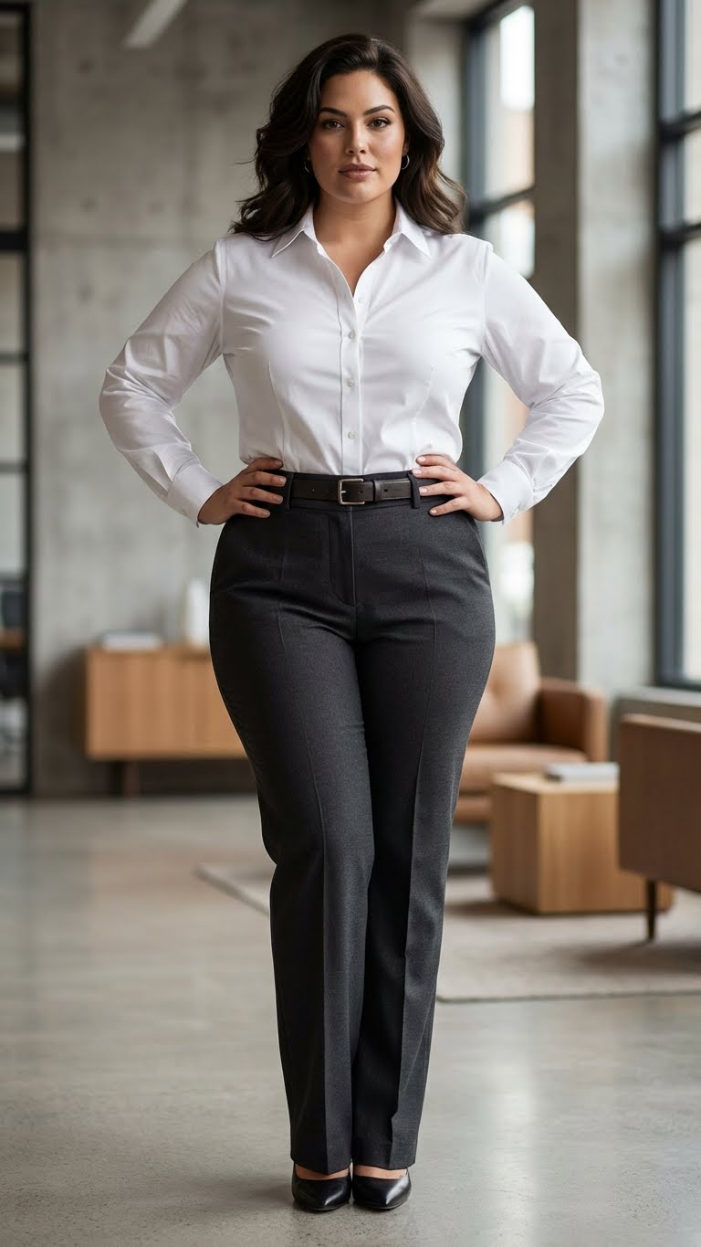 15 Curvy Office Outfit Ideas That Look Confident and Chic