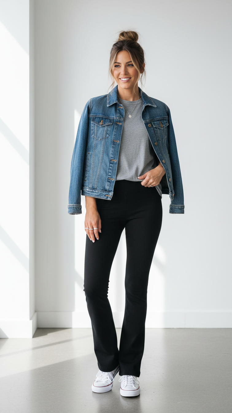 12 Stylish Flared Leggings Outfit Winter Ideas You’ll Love