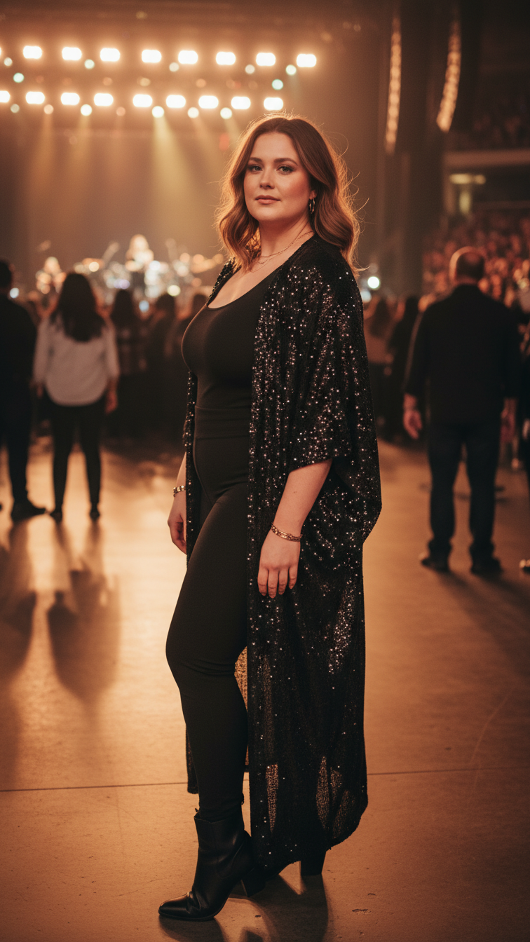 10 Plus Size Winter Concert Outfit Ideas That Look Incredible