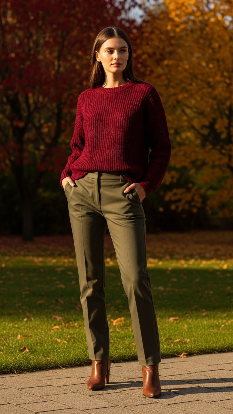 12 Olive Green Trousers Outfit Ideas That Feel Modern and Fresh