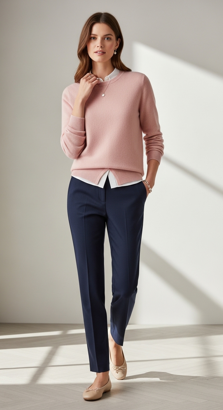 12 Navy Blue Trousers Outfit Ideas for Polished Looks