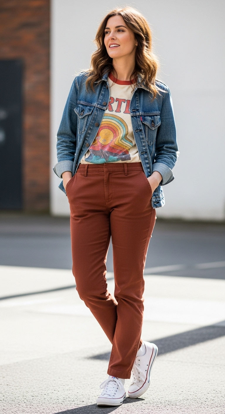 11 Rust Trousers Outfit Ideas Perfect for Fall Looks