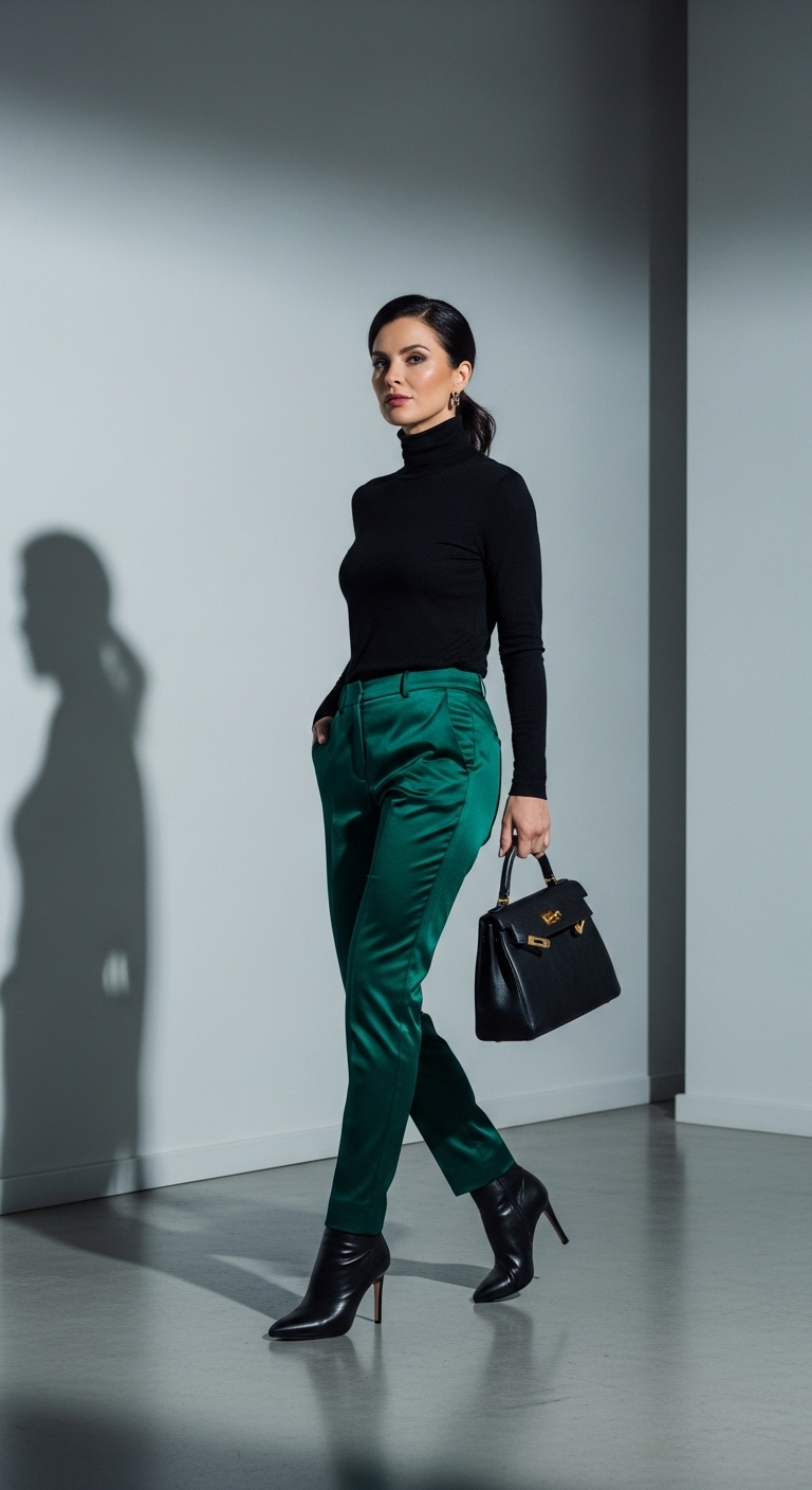 11 Satin Trousers Outfit Ideas That Feel Luxe and Soft