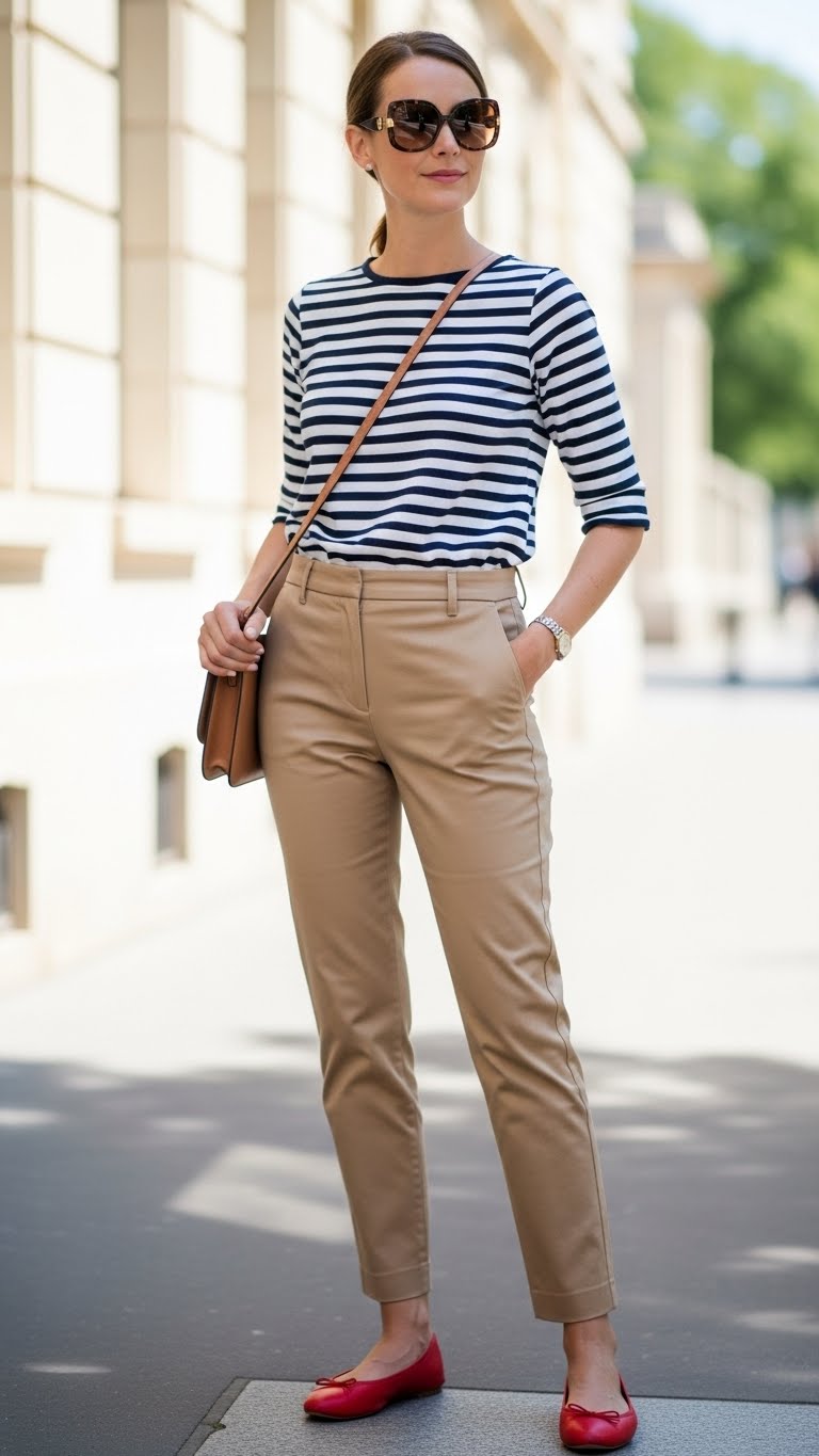 10 Tan Trousers Outfit Ideas for Neutral Chic Looks