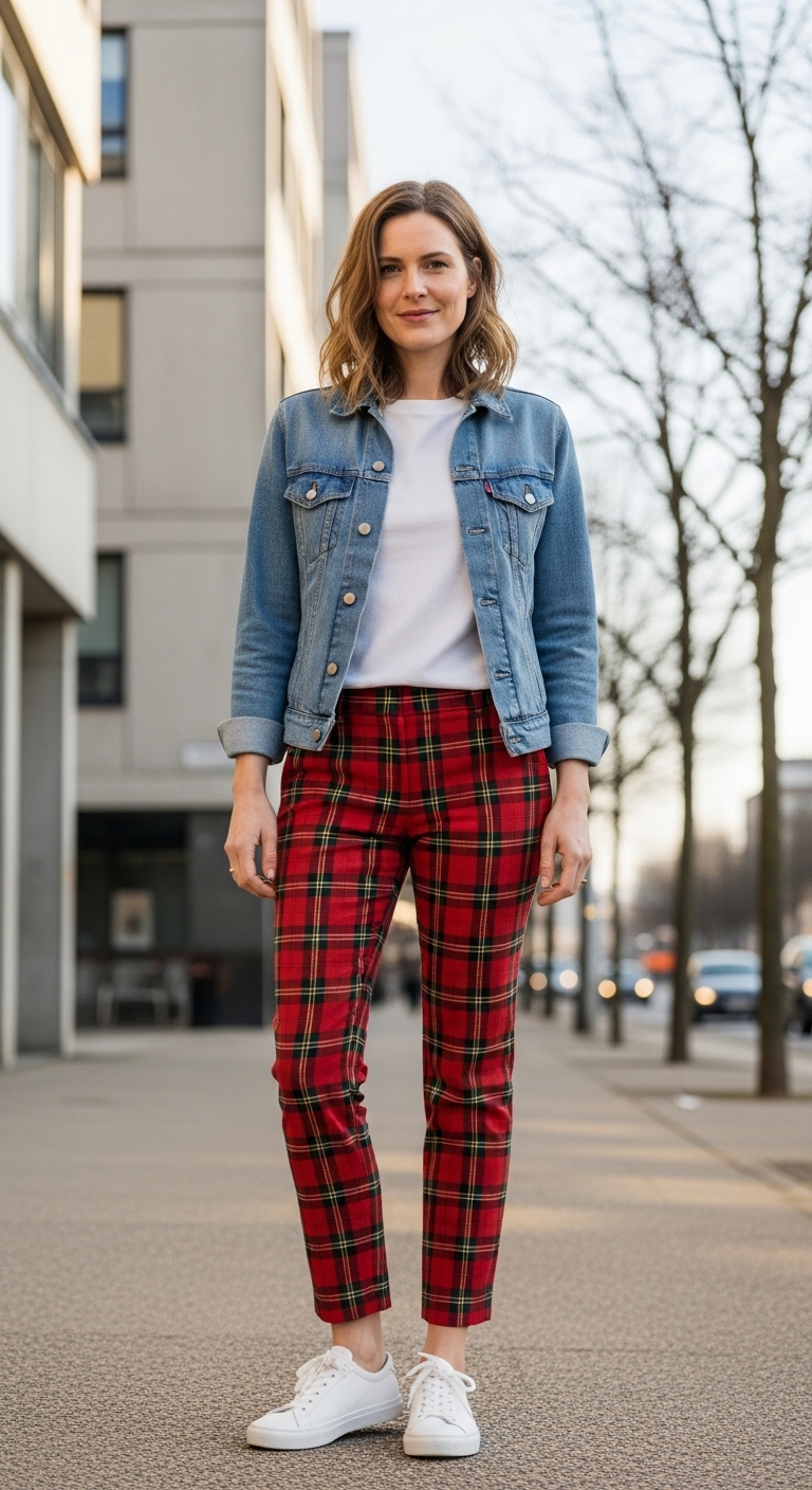 11 Classic Tartan Trousers Outfit Ideas with a Modern Twist
