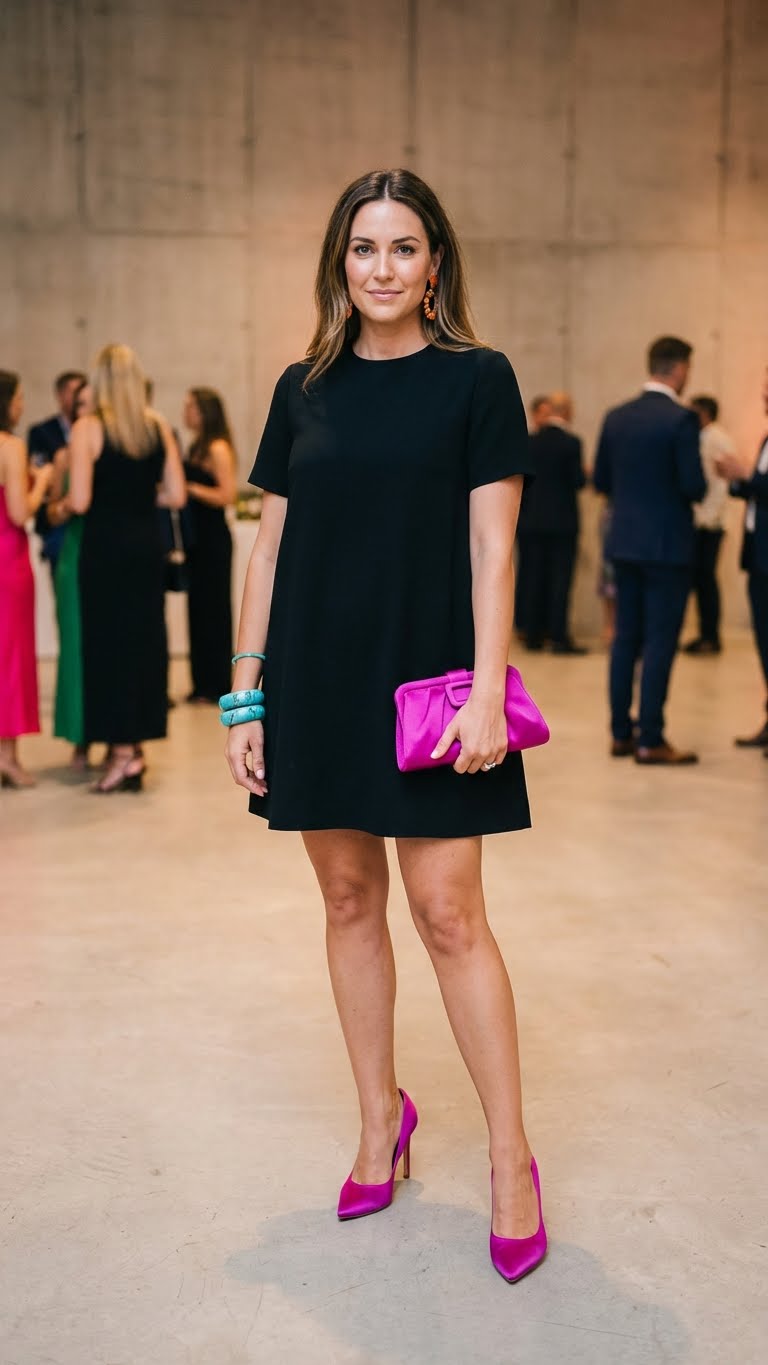 11 Short Black Dress Party Outfit Ideas That Never Fail