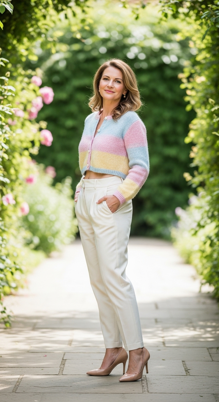 11 Cream Trousers Outfit Ideas for Soft Elegant Vibes